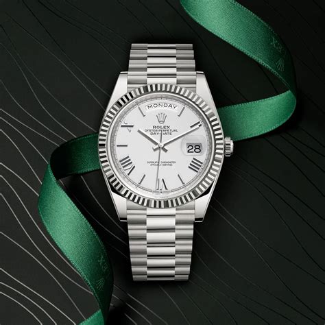 rolex de oro blanco